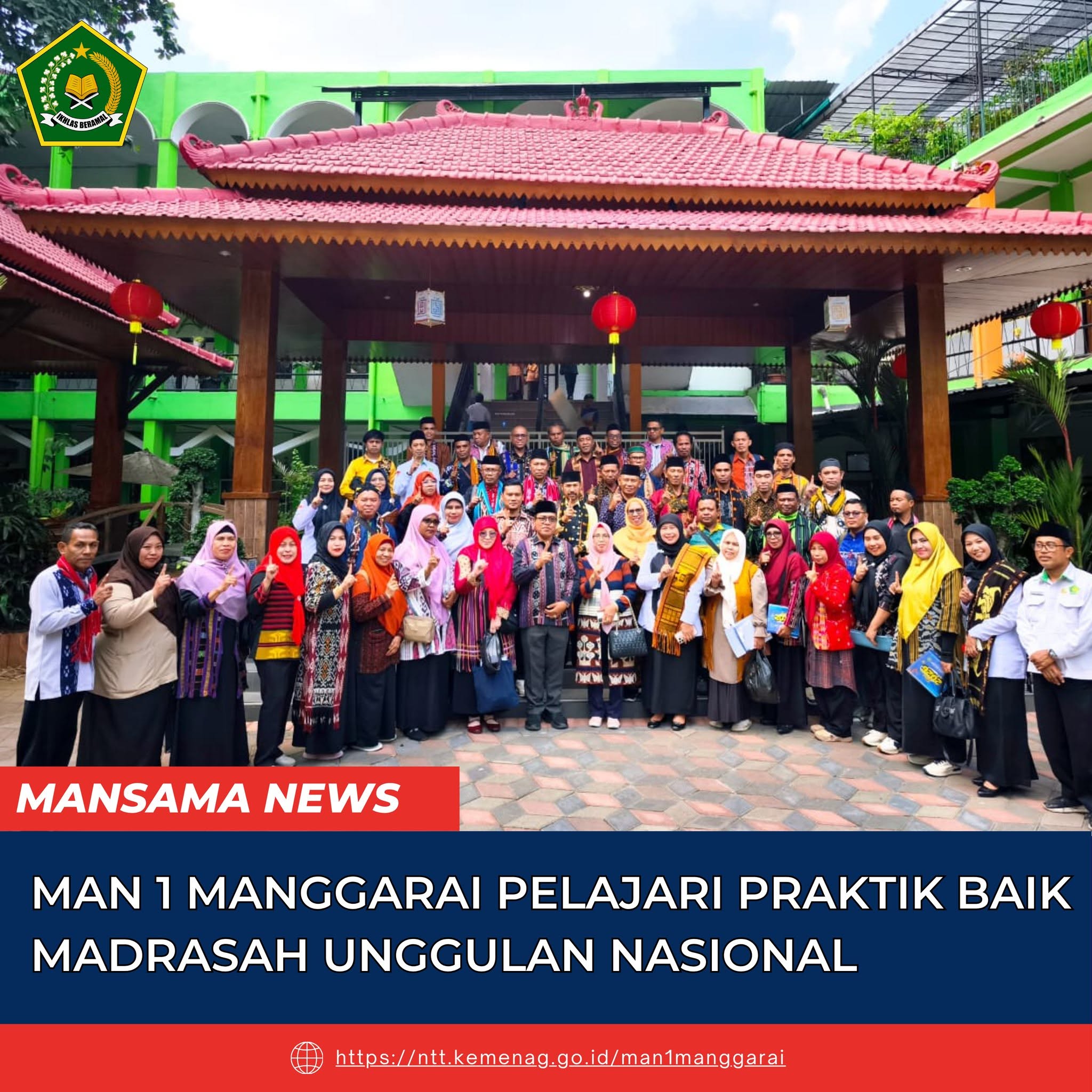 MAN 1 Manggarai Pelajari Praktik Baik Madrasah Unggulan Nasional